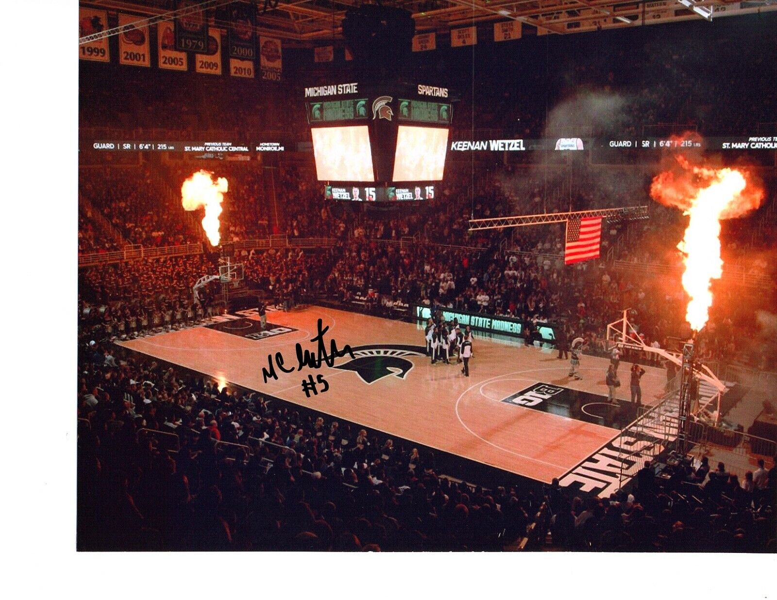 Max Christie Michigan State Spartans basketball autograph signed 8x10 Photo Poster painting MSU!