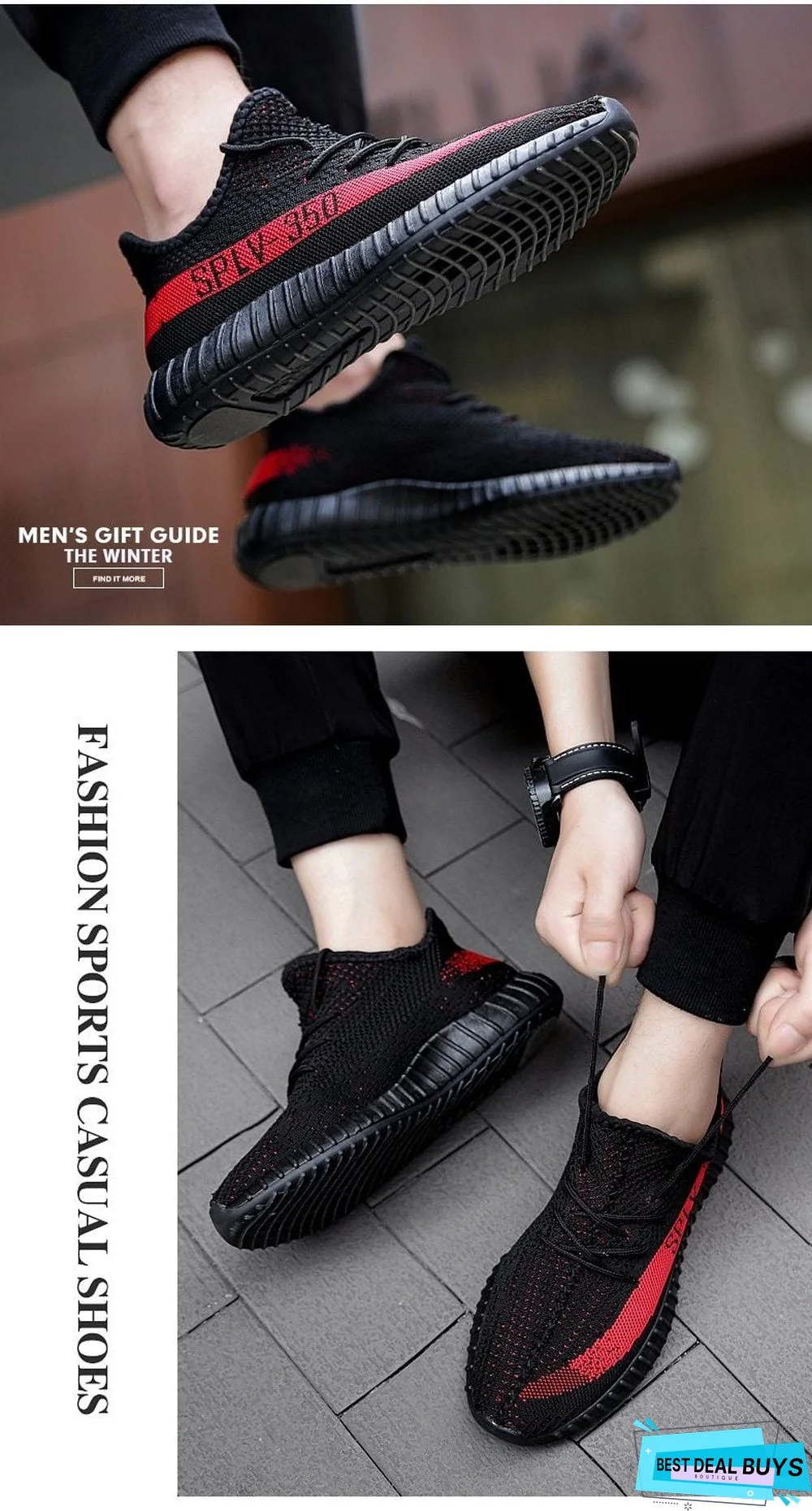 Men Vulcanized Light Weight Breathable Sneakers Fashion Lace-Up Unisex Sports Shoes