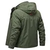 Men's 2-in-1 Detachable Hooded Coat to Vest &ndash; Fleece Lined Tactical Cargo Jacket with Multi-Pockets by Inlyline