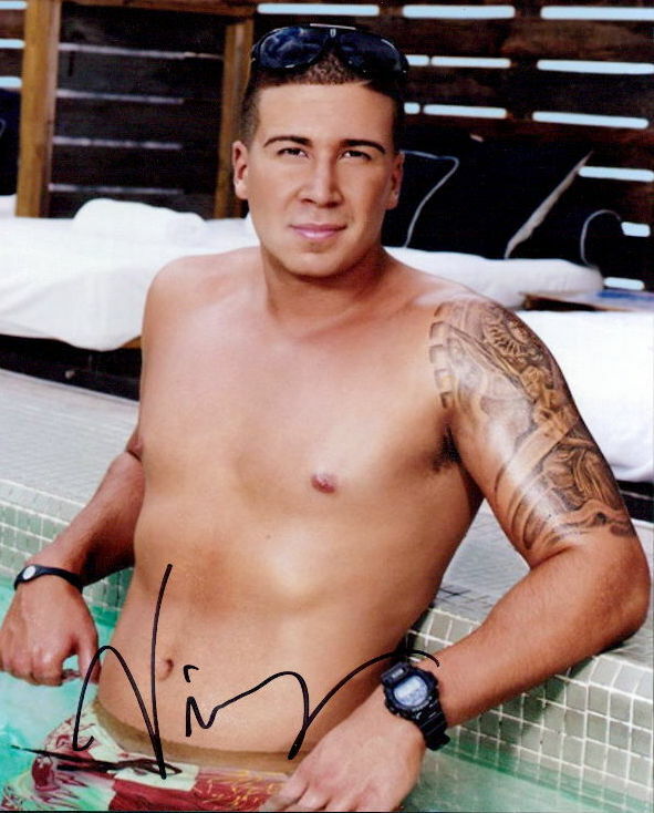 Vinny Guadagnino signed 8x10 Photo Poster painting in-person Jersey Shore