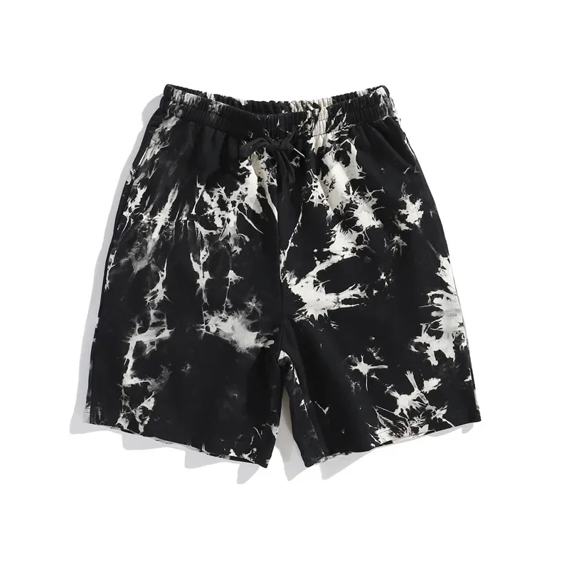 Men's Summer Tie-Dye Casual Loose Short Trousers Beech Pants