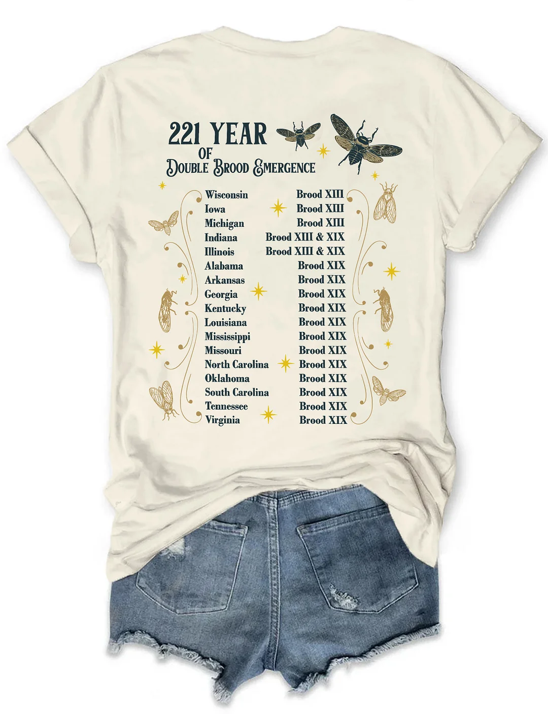 The Cicadas Reunion Tour Summer 2024 T-shirt