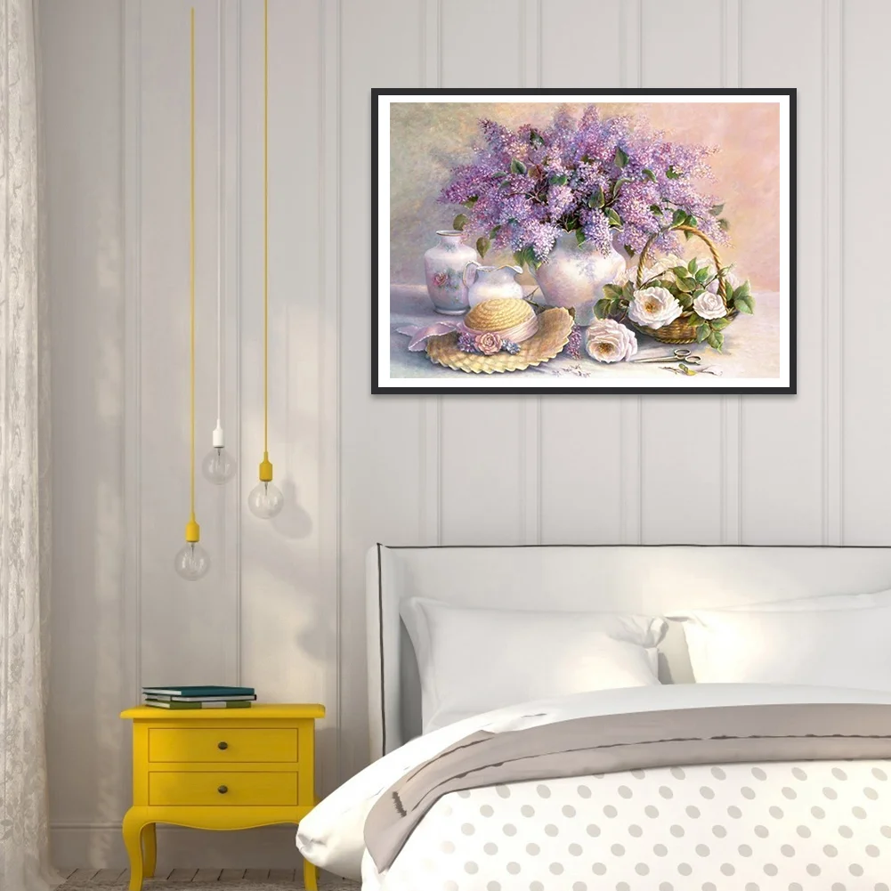 Diamond Painting - Full Round Drill - Flower