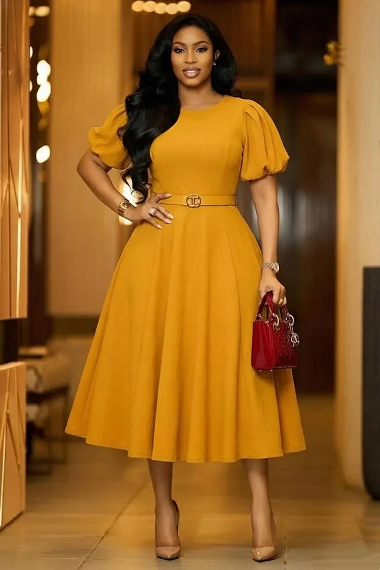 colored midi dress Color Block Harmony Midi Dress