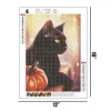 Pumpkin Cat  | Full Round Diamond Painting Kits