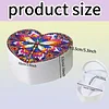 Dragonfly DIY Diamond Painting Heart-Shaped Jewelry Box Decorative Storage Case