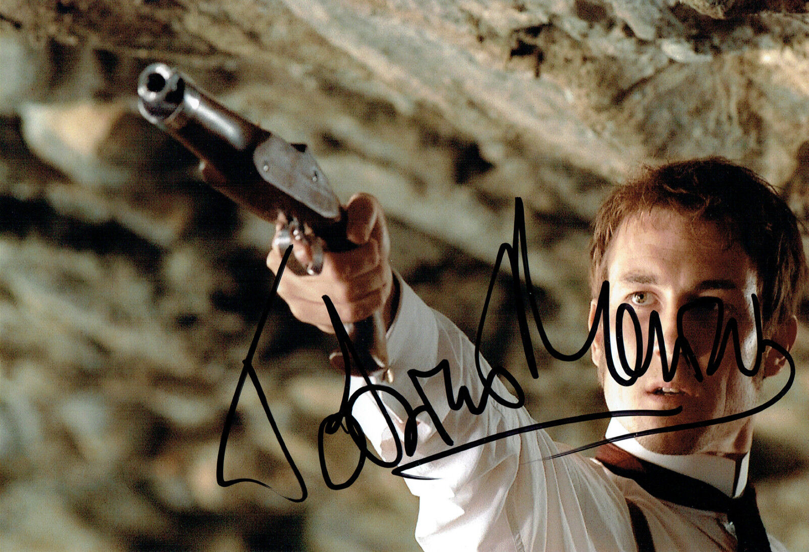 Tobias MENZIES Signed Autograph Outlander Black Jack RANDALL Photo Poster painting AFTAL COA