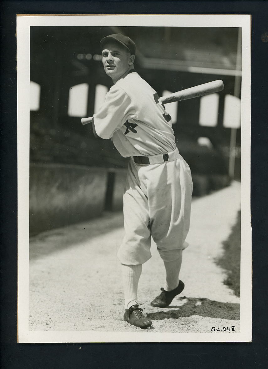 Liz Funk circa 1930's Press Original Photo Poster painting Chicago White Sox