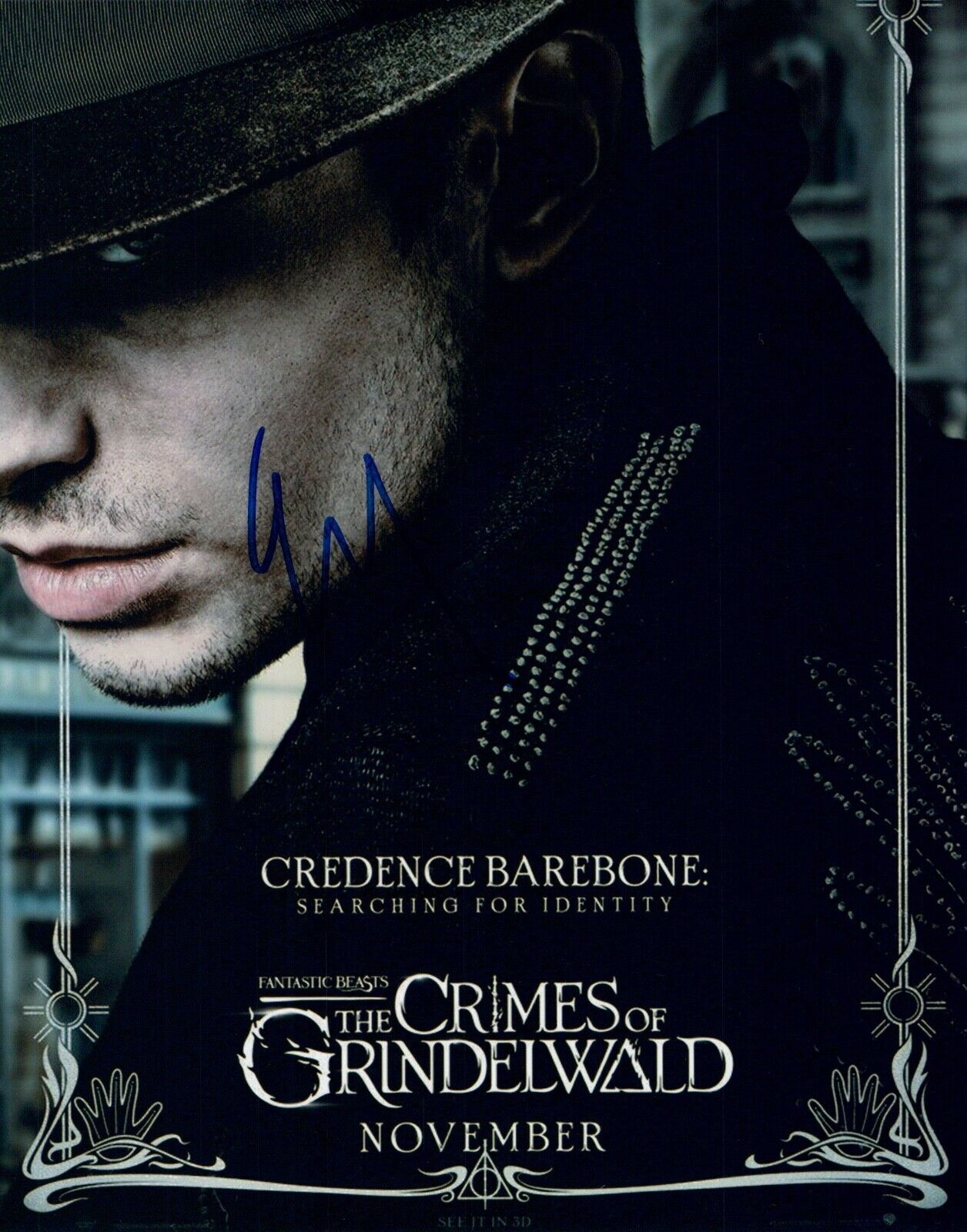 Ezra Miller Signed Autographed 8x10 Photo Poster painting FANTASTIC BEASTS Credence Barebone COA