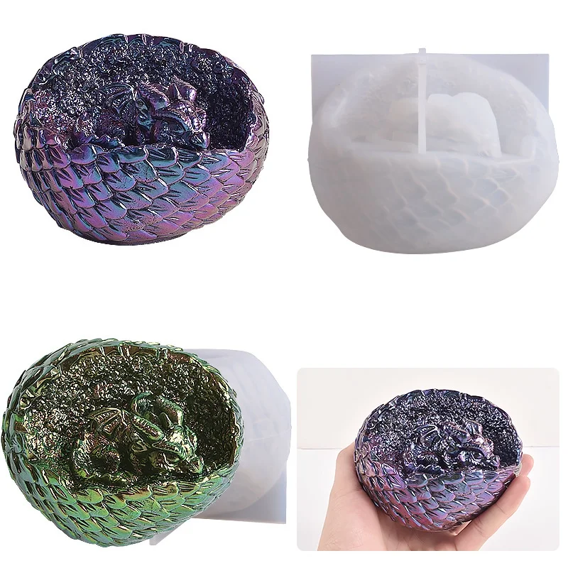 3D Dinosaur Egg Baby Silicone Mold