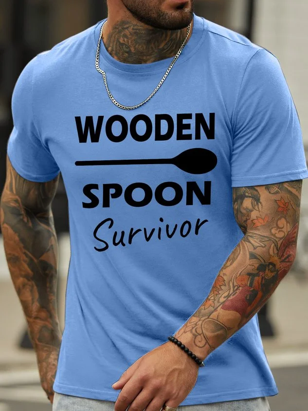 Wooden Spoon Survivor Men's T-Shirt socialshop
