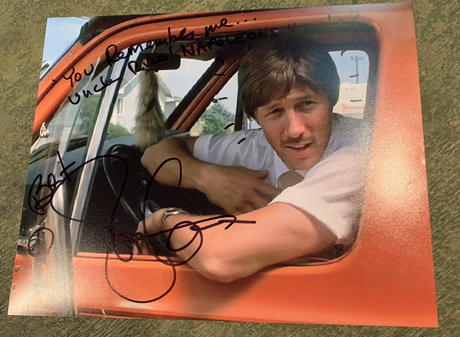 JON GRIES NAPOLEON DYNAMITE UNCLE RICO SIGNED 8x10 MOVIE POSTER Pic Photo Poster painting