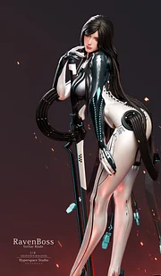 Hyperspace Studio - Stellar Blade Raven Boss 1/4 Statue(GK)