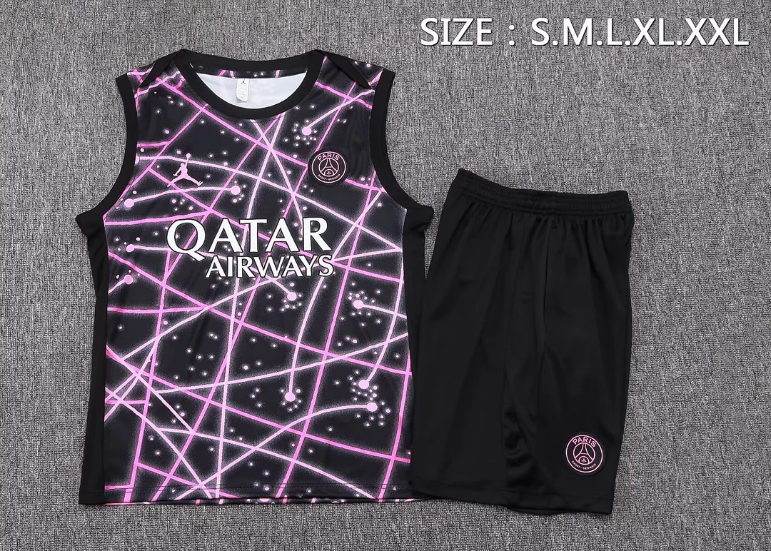 25/26 PSG Paris Saint Germain Vest Training Kit Black