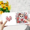 6Pcs Valentines Day Diamond Painting Greeting Card