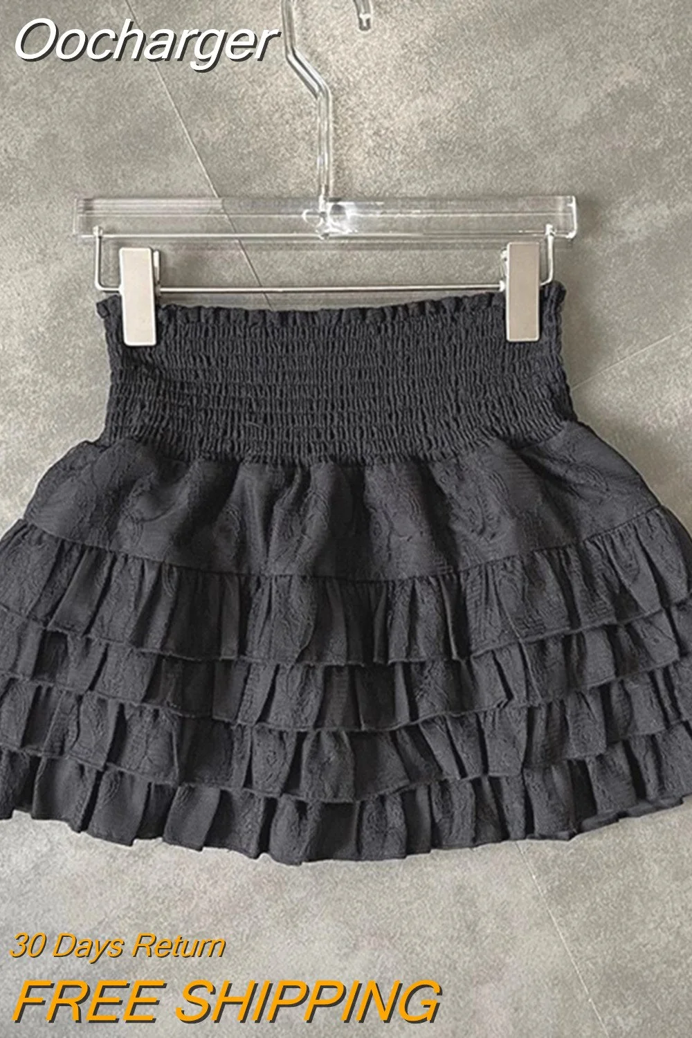 Oocharger Y2k Clothes Women Skirts Solid A-line Korean Fashion Sweet Sexy Mini Skirt Spring Summer Vintage Faldas Mujer