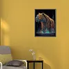 >SALE<5D DIY Full Round Drill Diamond Painting Tiger Kit Home Decoration (yu029)