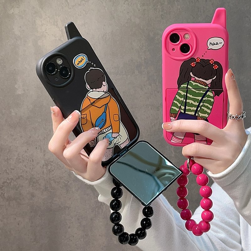 2023 Funny Cellular Phone Shaped iPhone Case with Mirror