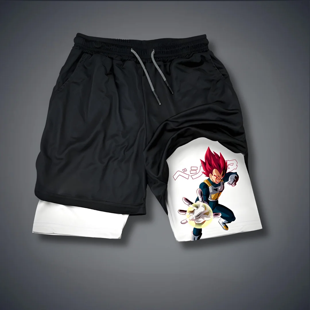 Outletsltd Casual Dragon Ball Anime Printed Sports Shorts