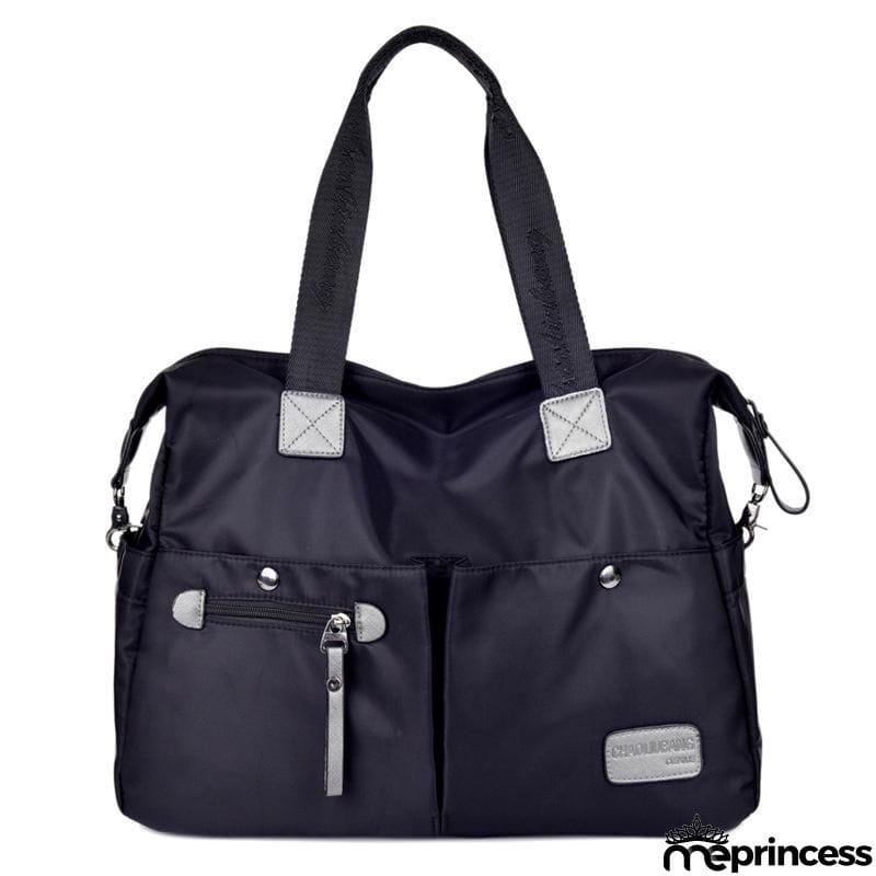 Casual Style Waterproof Multi-Pocket Zipper Crossbody Shoulder Bag