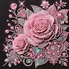 Diamond Painting-DIY Crystal Rhinestone Rose