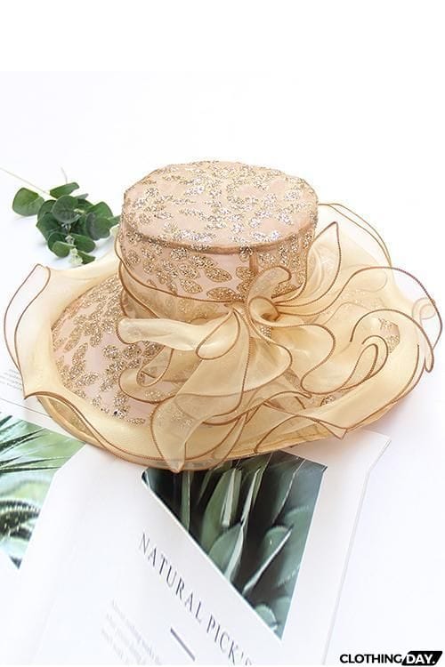 Sparkling Flower Hat