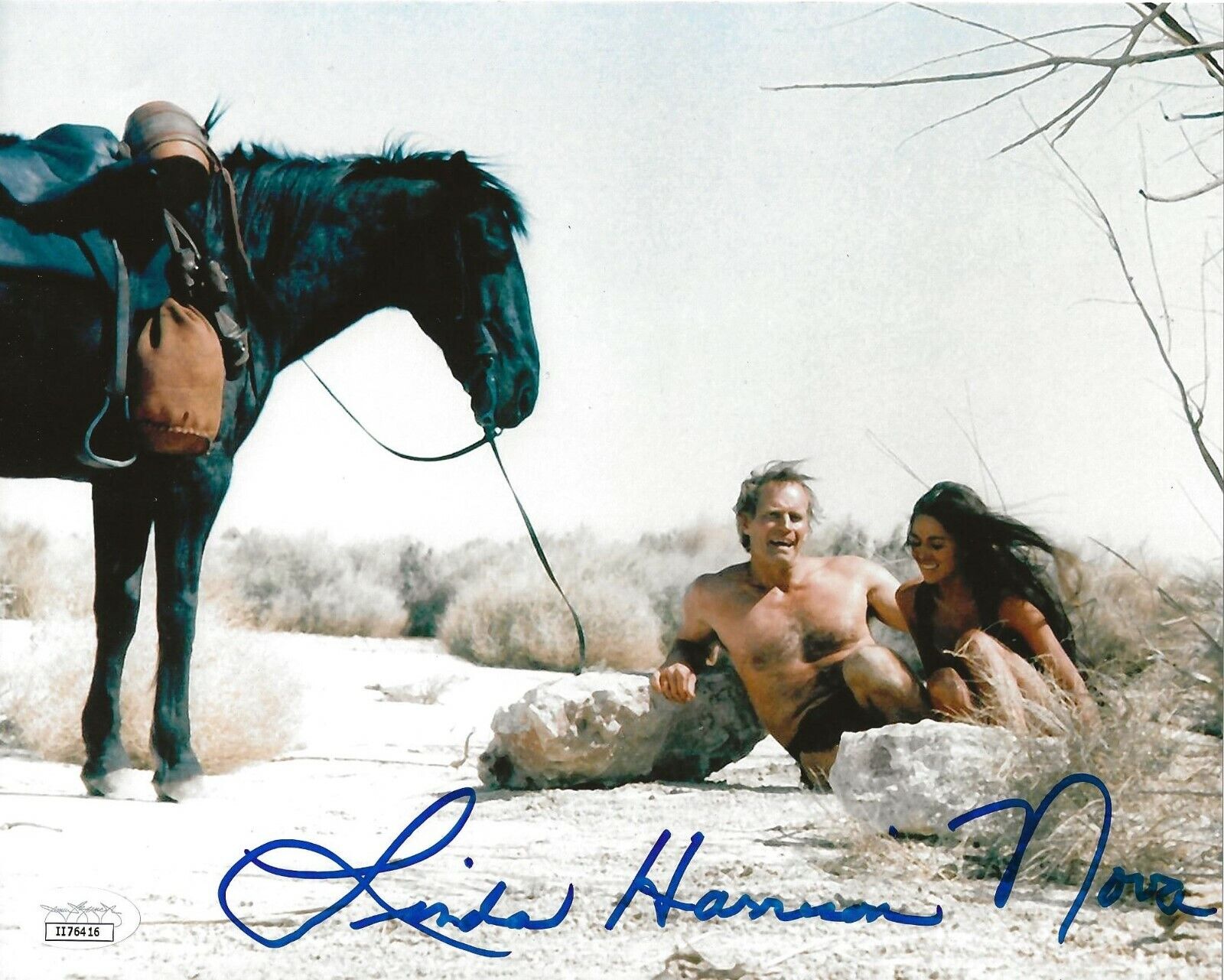 Linda Harrison signed Planet of the Apes 8x10 Photo Poster painting autographed Nova 2 JSA