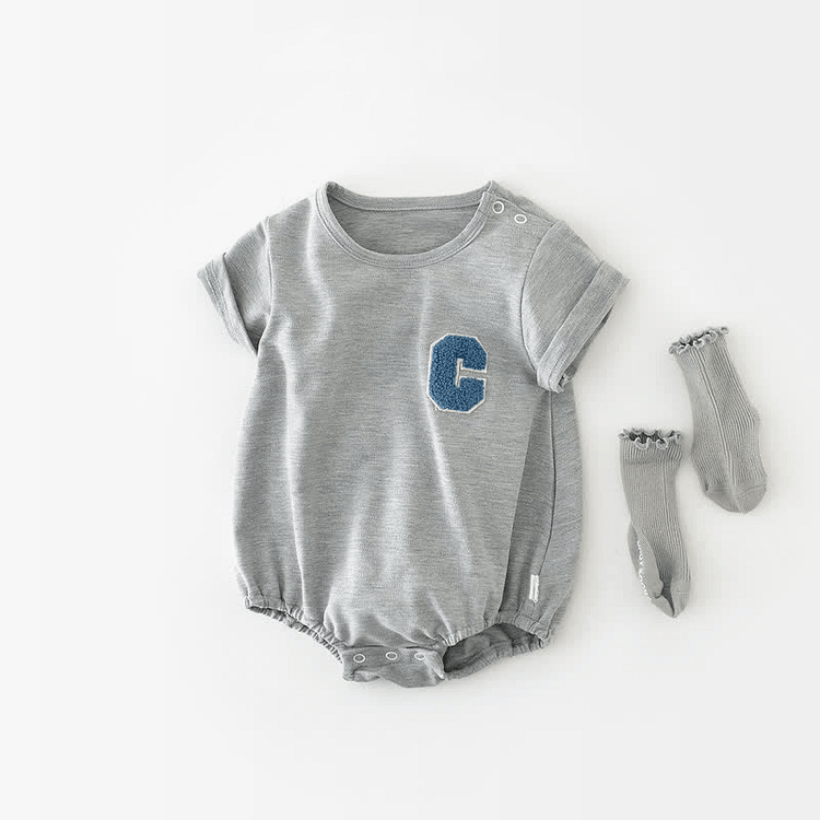 C Baby Crew Neck Casual Bodysuit