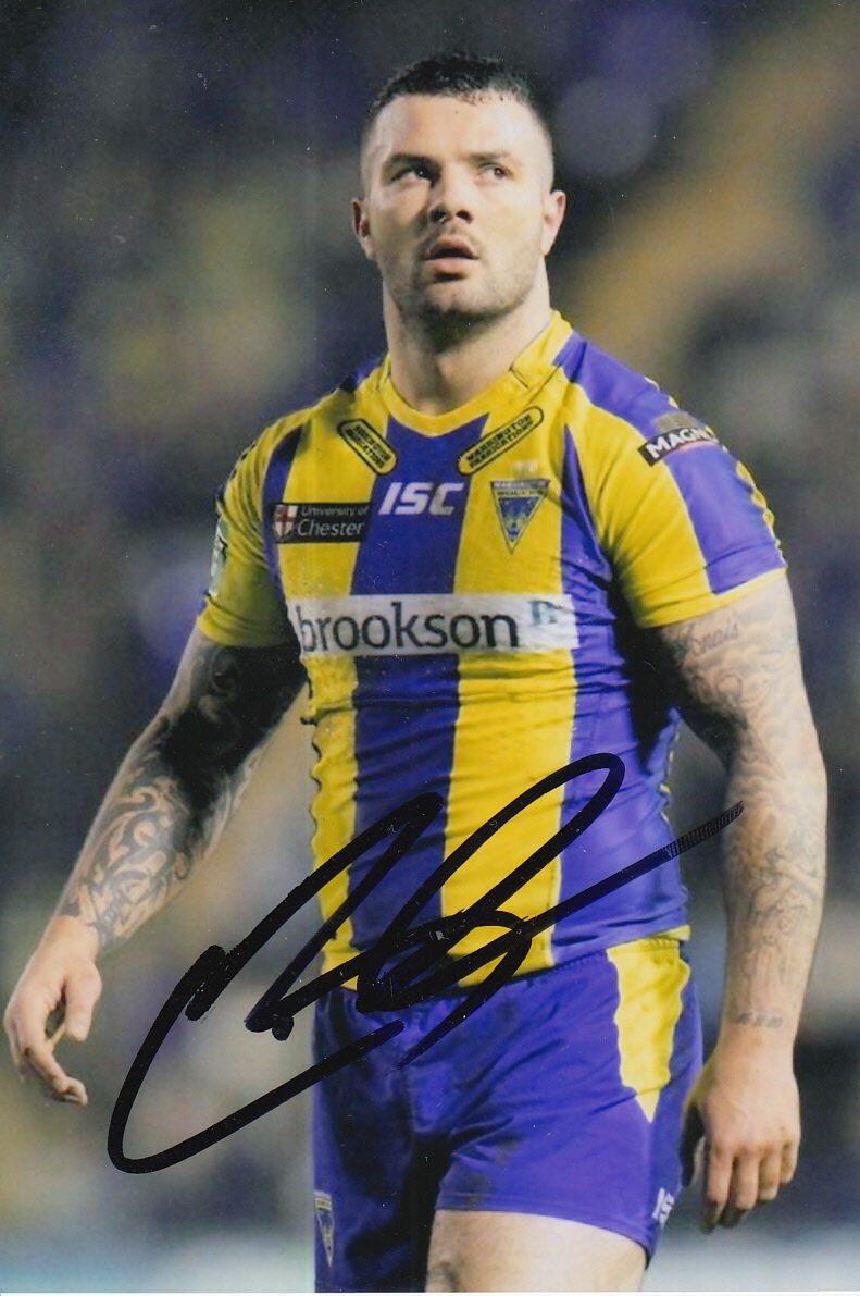 WARRINGTON HAND SIGNED CHRIS BRIDGE 6X4 Photo Poster painting 4.