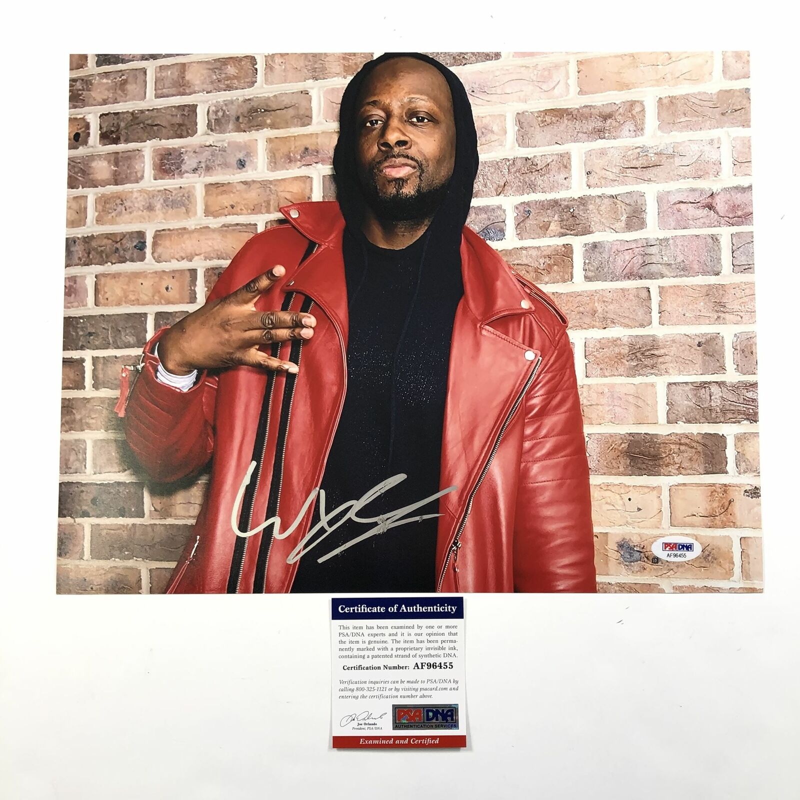 Wyclef Jean signed 11x14 Photo Poster painting PSA/DNA autographed