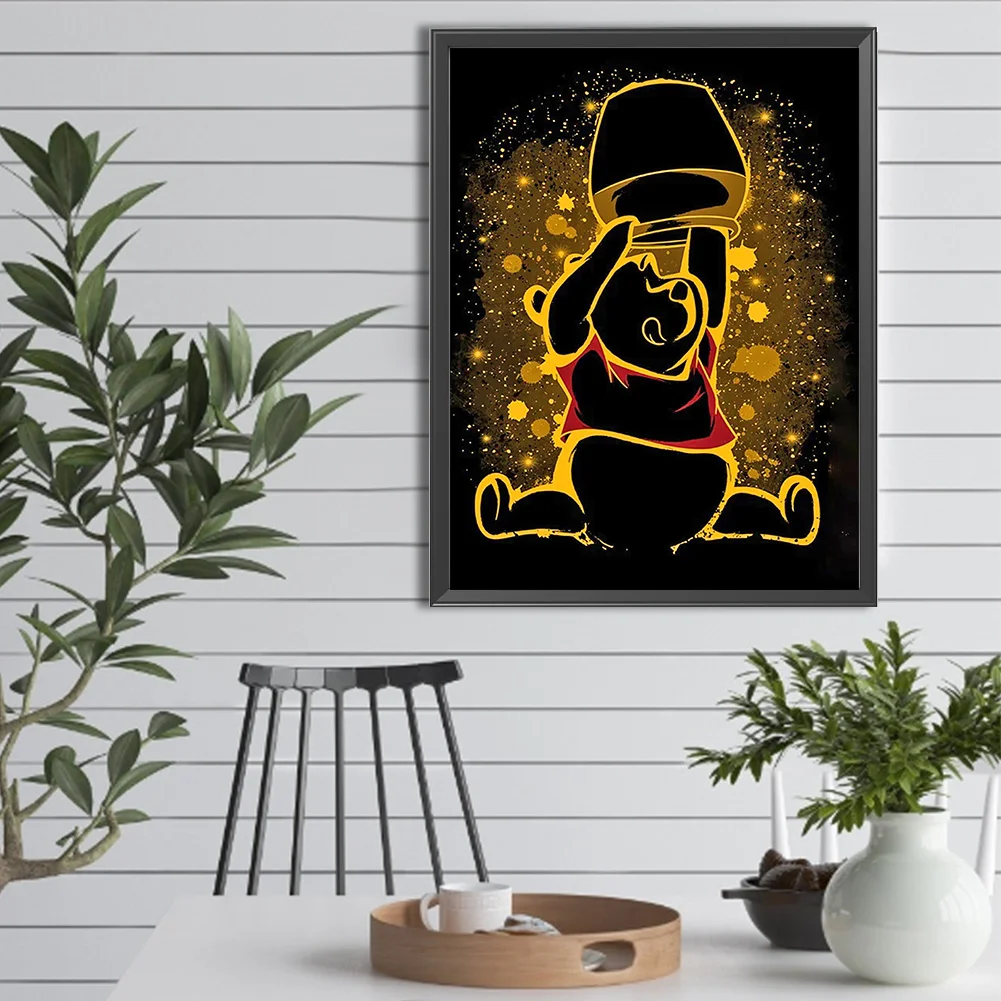 Diamond Painting - Full Round Drill - Winnie the Pooh(Canvas|30*40cm)