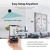 HD Wifi Surveillance Camera with Motion Detection Mini Nanny Cam Wide Angle Small Indoor Camera for Baby Room Home Office Warehouse