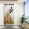 45 X 85cm Full Round Drill Mosaic Craft DIY Noble Peafowl Diamond Painting