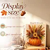 Framed Autumn Pumpkins - Special Shaped Pearl & Gem Diamond Painting 25*25CM