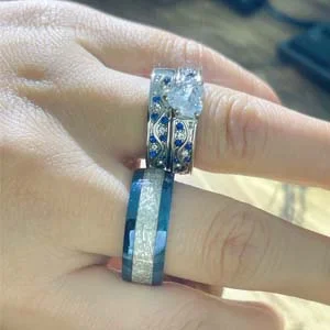 'Fiesta' Couple Rings