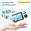 DOPK10000 mAh Power Bank Camera 2 in 1 22.5W Super Fast Charger CCD Retro Camera