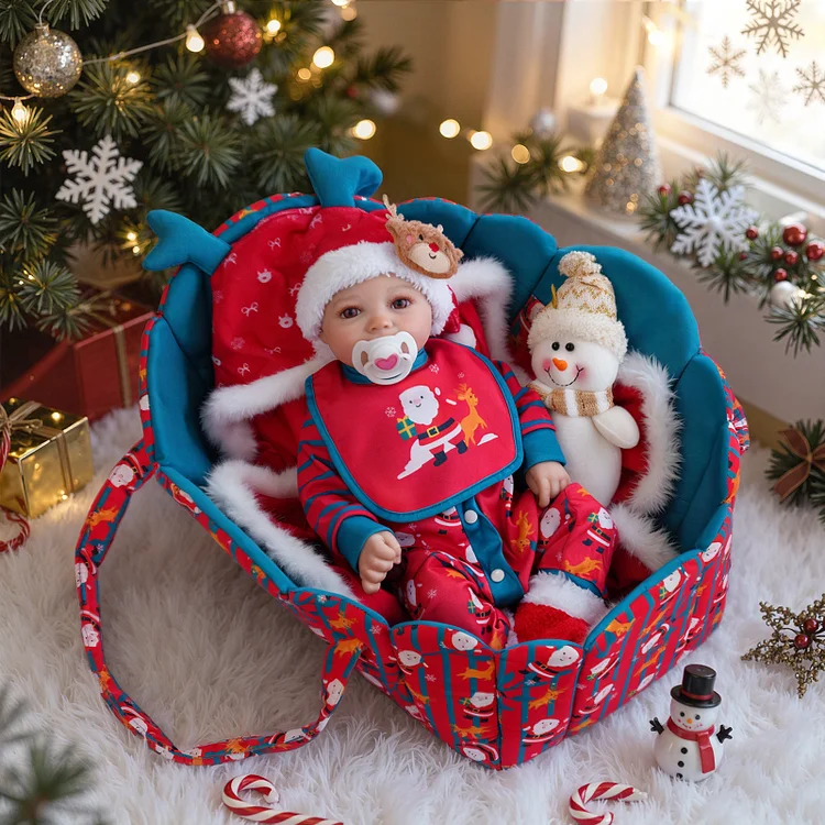 [Suitable for 17-22'' Dolls] Babeside Reborn Baby Christmas Essentials 8pcs Set