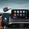 2 in 1 Wireless CarPlay Android Auto Adapter Plug & Play for Factory Wired Cars