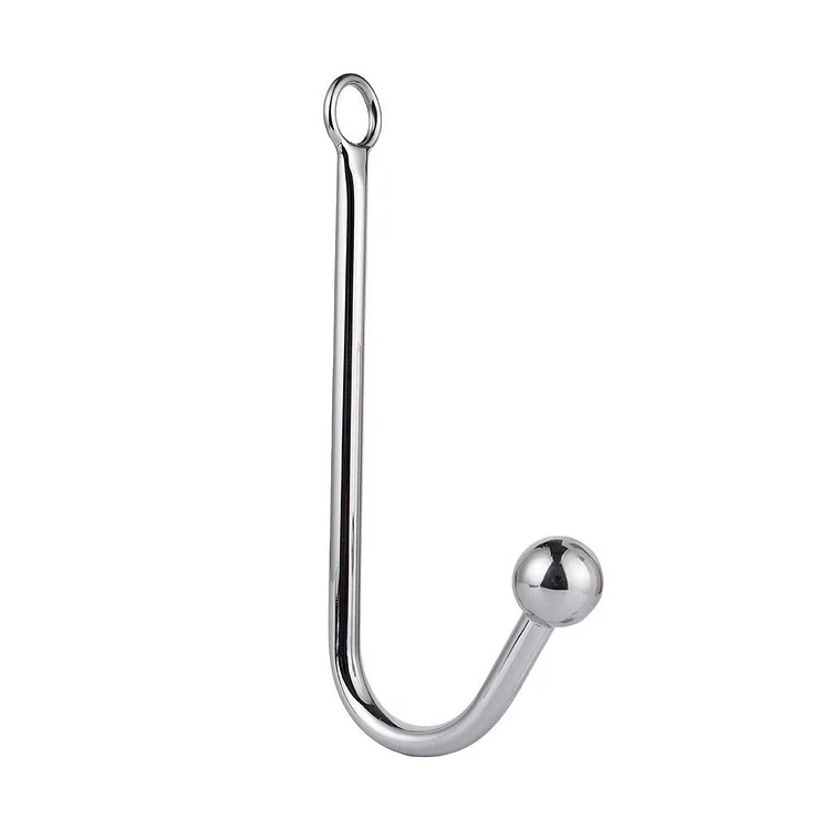 Stainless Steel Anal Hook Sm Single Ball Butt Plug Sex Toy For Adults