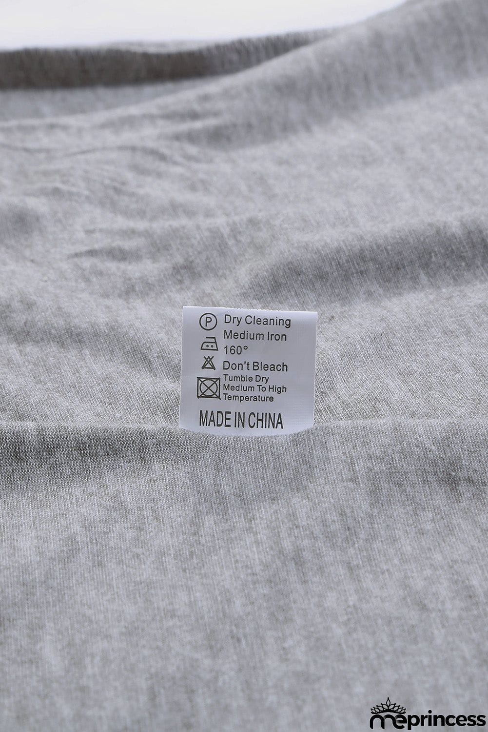 V Neck Stars Print Gray T-shirt