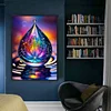 Water Drop Flowers-11CT Stamped Cross Stitch 40*60cm (Big Size)