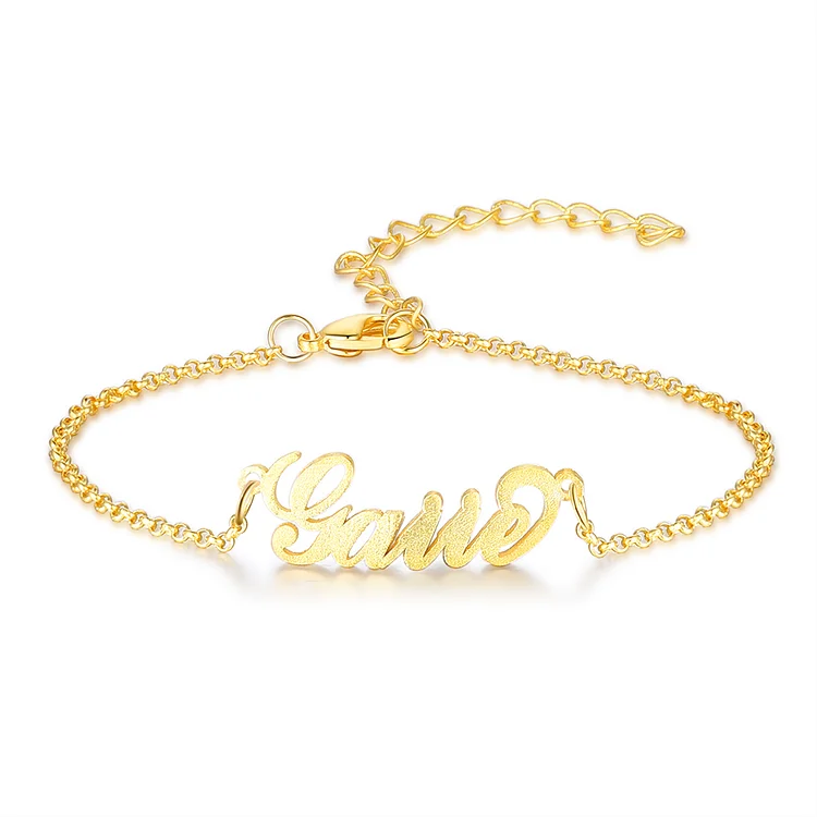 Personalized Bracelet Custom 1 Name Bracelet Gift For Women