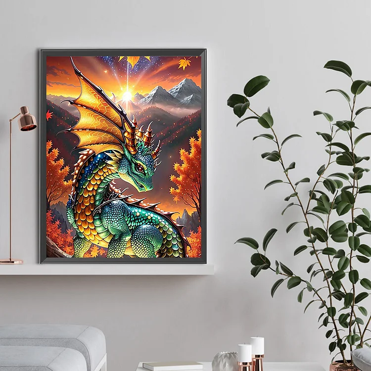 Dragon (canvas) full round/square drill diamond painting