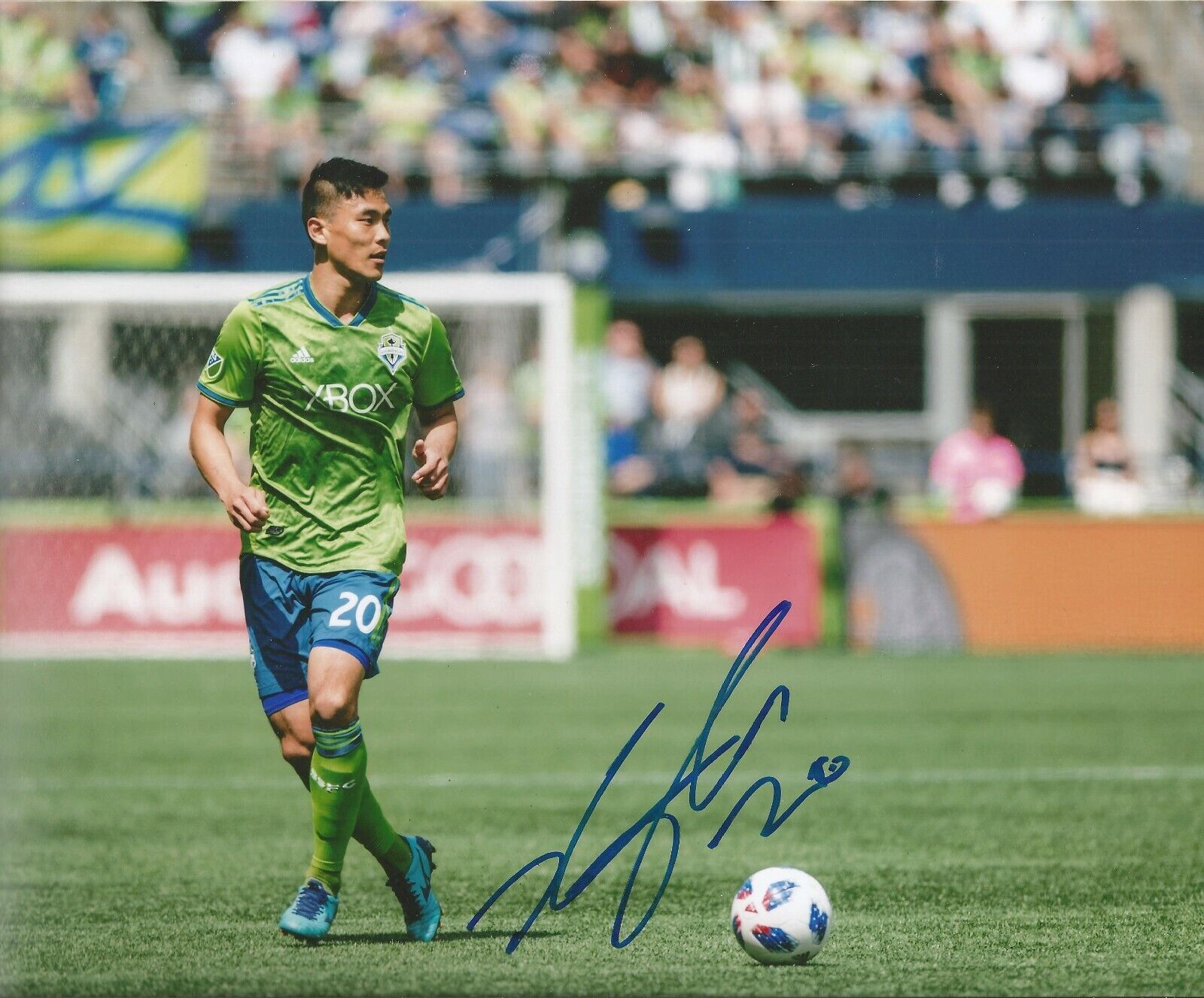 KIM KEE-HEE SIGNED SEATTLE SOUNDERS 8x10 Photo Poster painting #2 - with COA