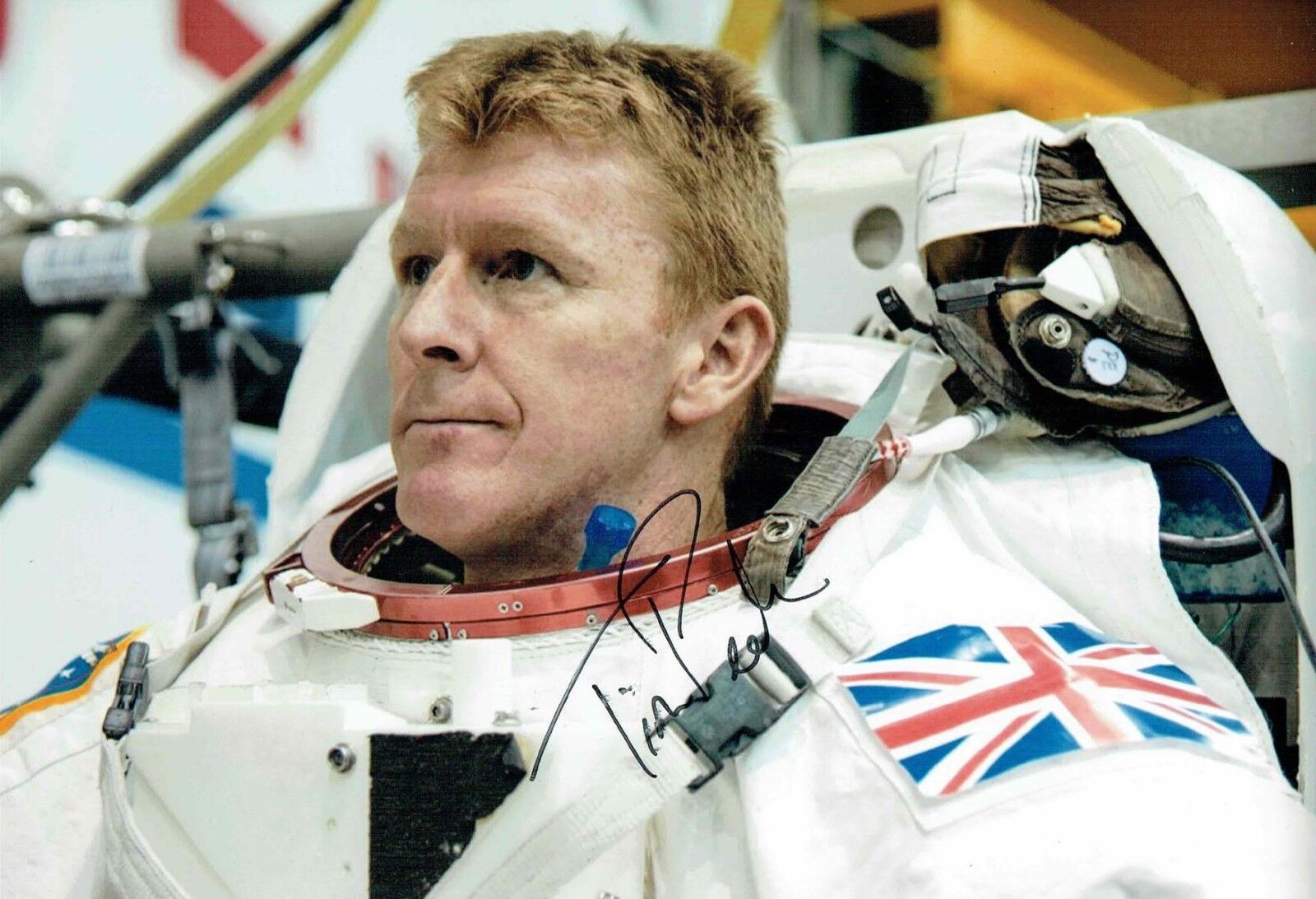 Tim PEAKE British Space Astronaut ESA Signed Autograph 12x8 Photo Poster painting 2 COA AFTAL