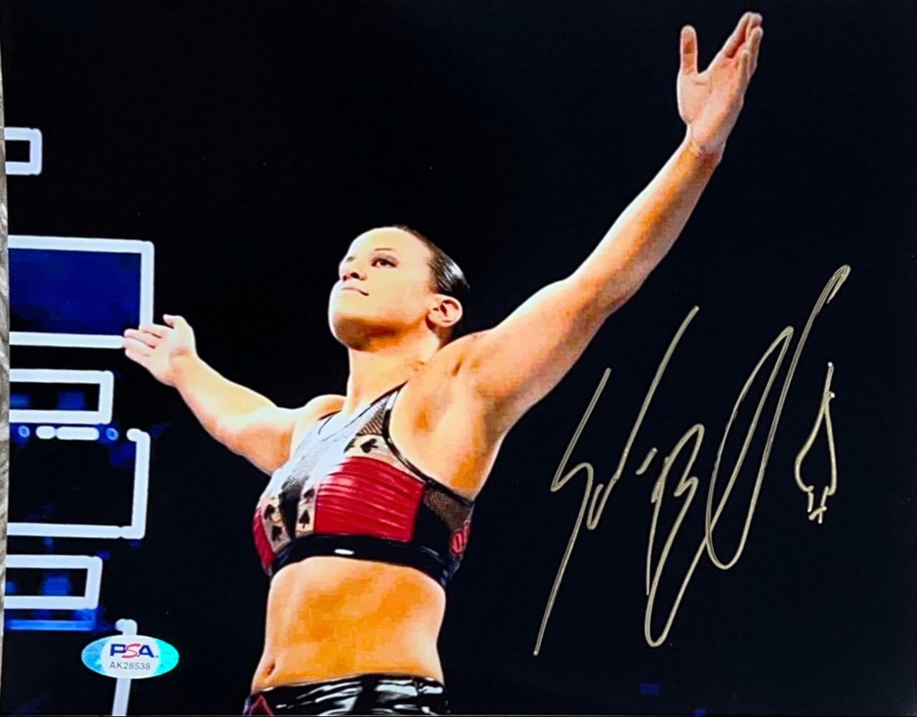 WWE SHAYNA BASZLER HAND SIGNED AUTOGRAPHED 8X10 Photo Poster painting WITH PROOF & PSA COA 9