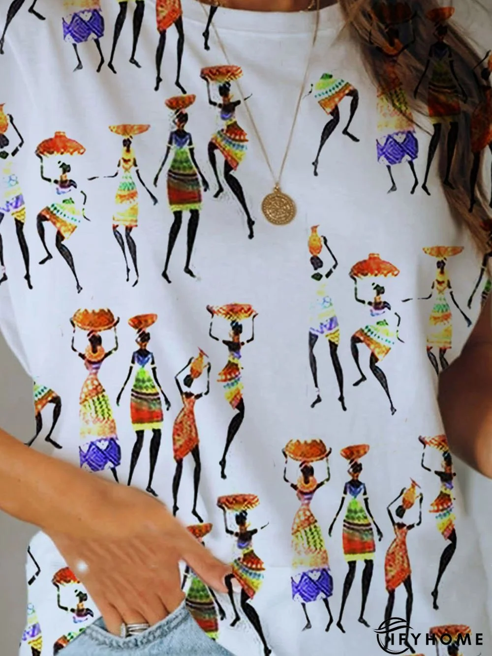 Sleeveless Printed Top | IFYHOME