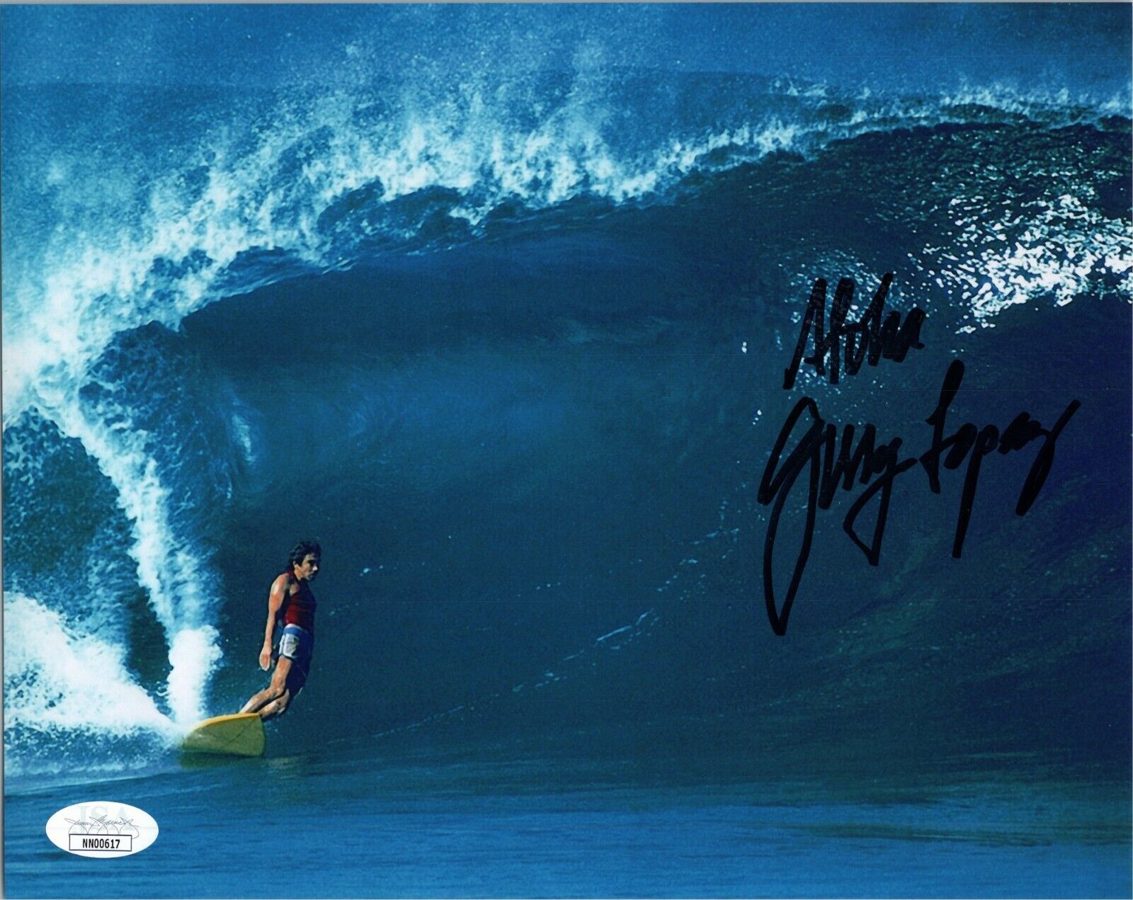 GERRY LOPEZ Authentic Hand-Signed Mr. Pipeline ~ SURFING