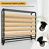 [US Local Warehouse] Fabric Roll Storage Rack Vinyl Roll Holder for Curtain/Wallpaper/Tablecloth