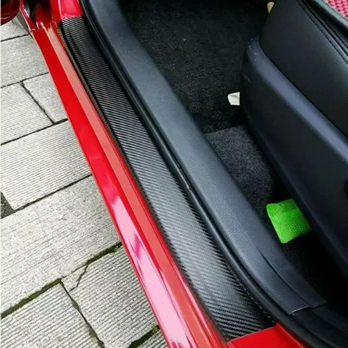 Dronehint Parts Accessories Carbon Fiber Vinyl Car Door Sill Scuff Plate Sticker Protector (For: Acura) Parts